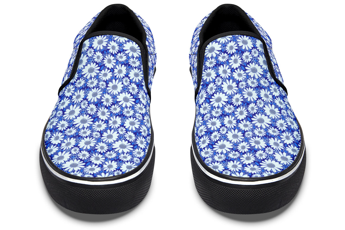 Azure Petal Blue Slip On Shoes test jj
