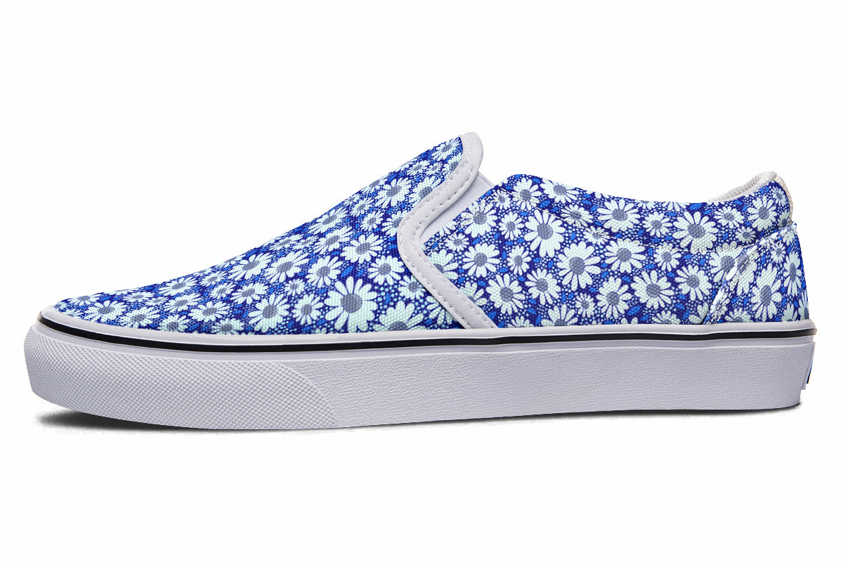Azure Petal Blue Slip On Shoes test jj
