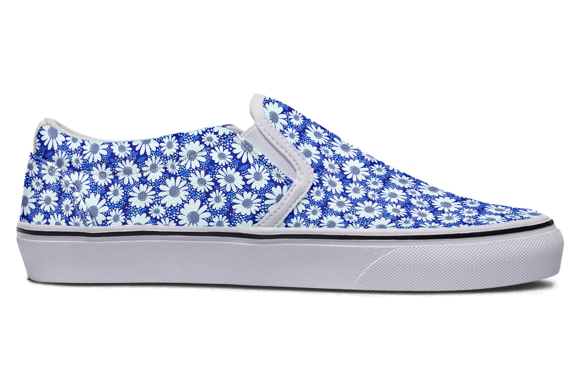 Azure Petal Blue Slip On Shoes test jj