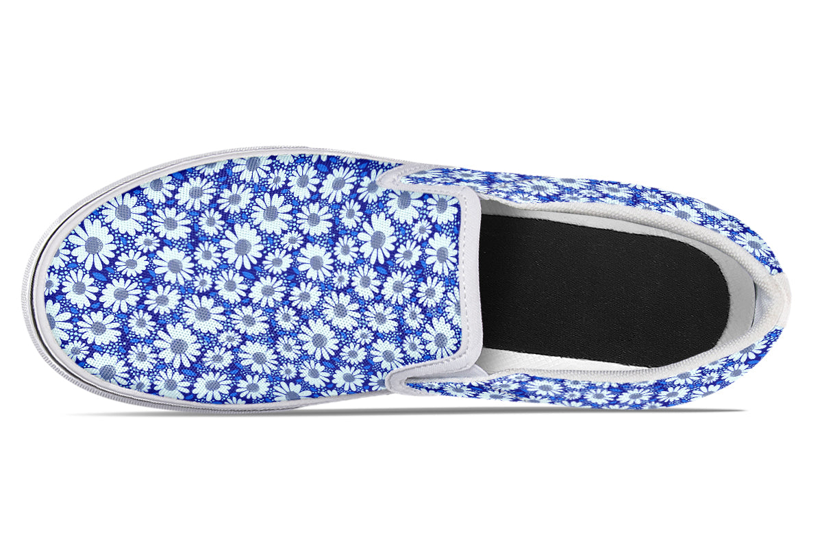 Azure Petal Blue Slip On Shoes test jj
