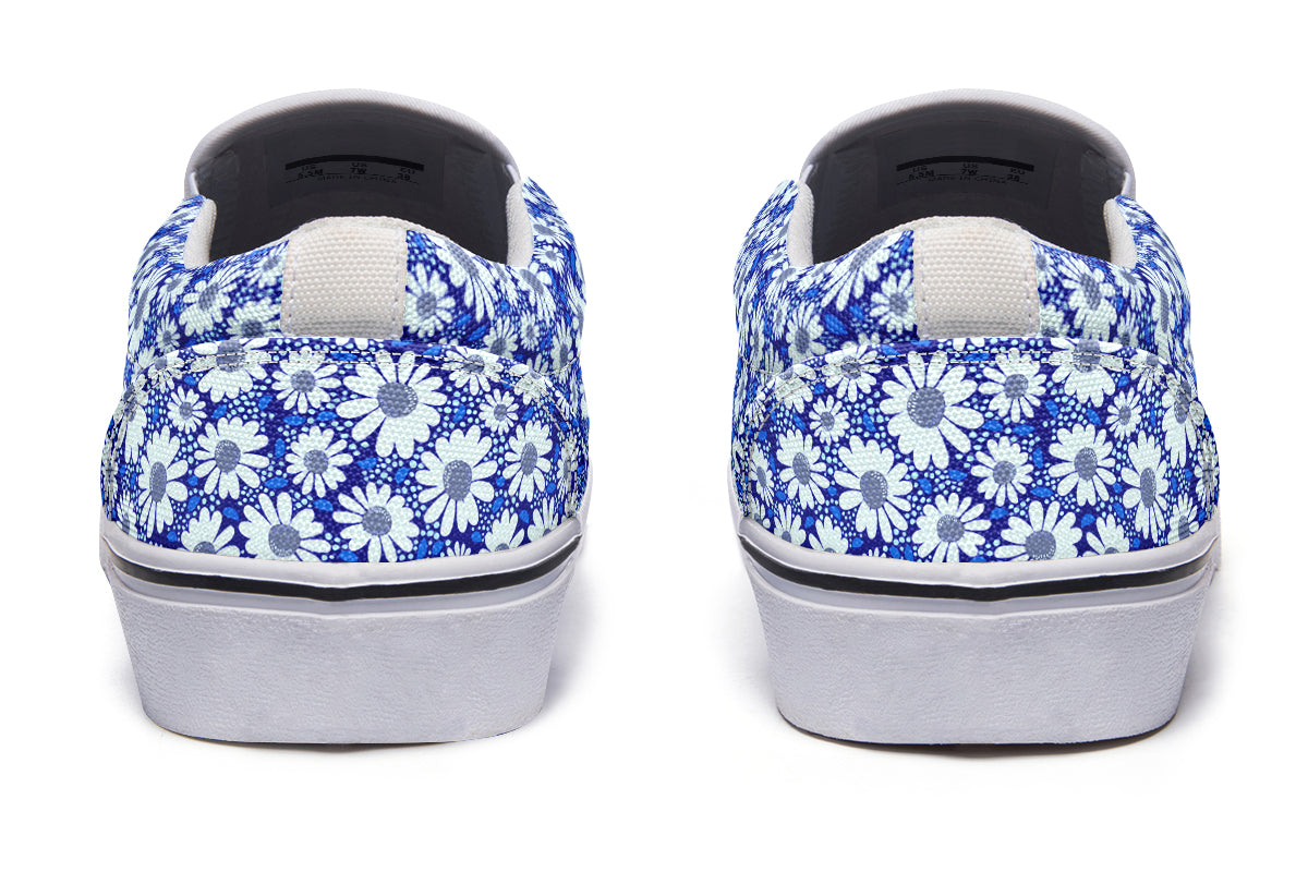Azure Petal Blue Slip On Shoes test jj