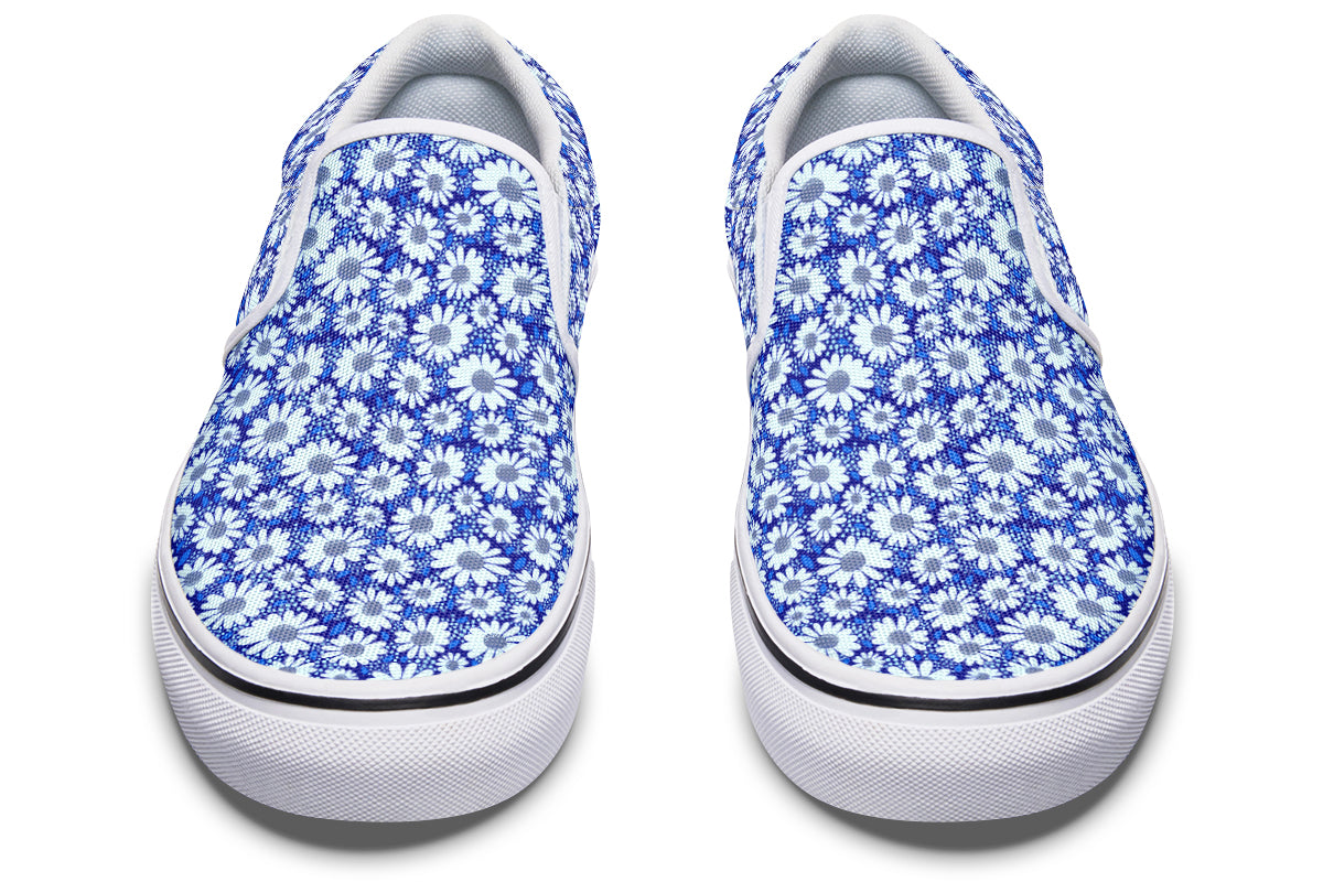 Azure Petal Blue Slip On Shoes test jj