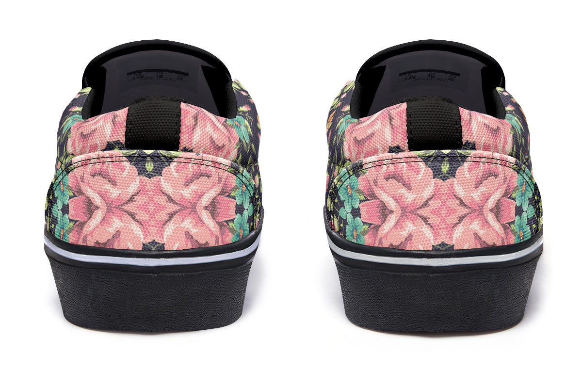 Bloom Canvas Slip On Shoes