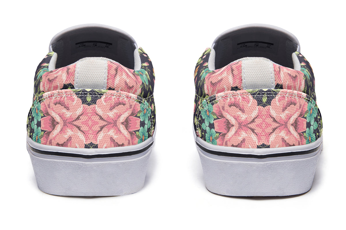 Bloom Canvas Slip On Shoes