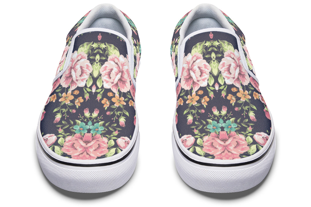 Bloom Canvas Slip On Shoes