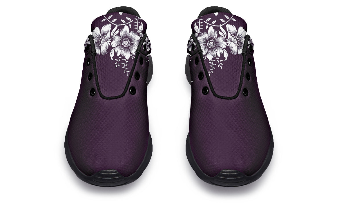 Royal Petal Shoes Purple Floral Shoes