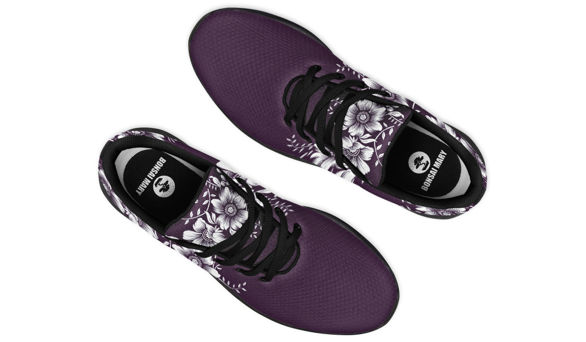 Royal Petal Shoes Purple Floral Shoes