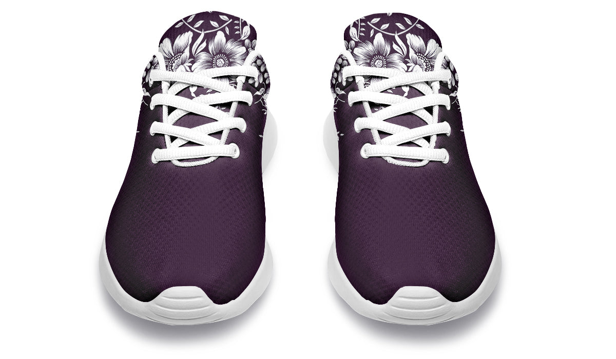 Royal Petal Shoes Purple Floral Shoes
