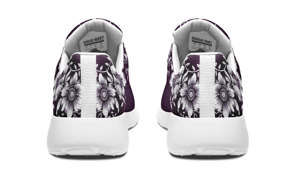 Royal Petal Shoes Purple Floral Shoes