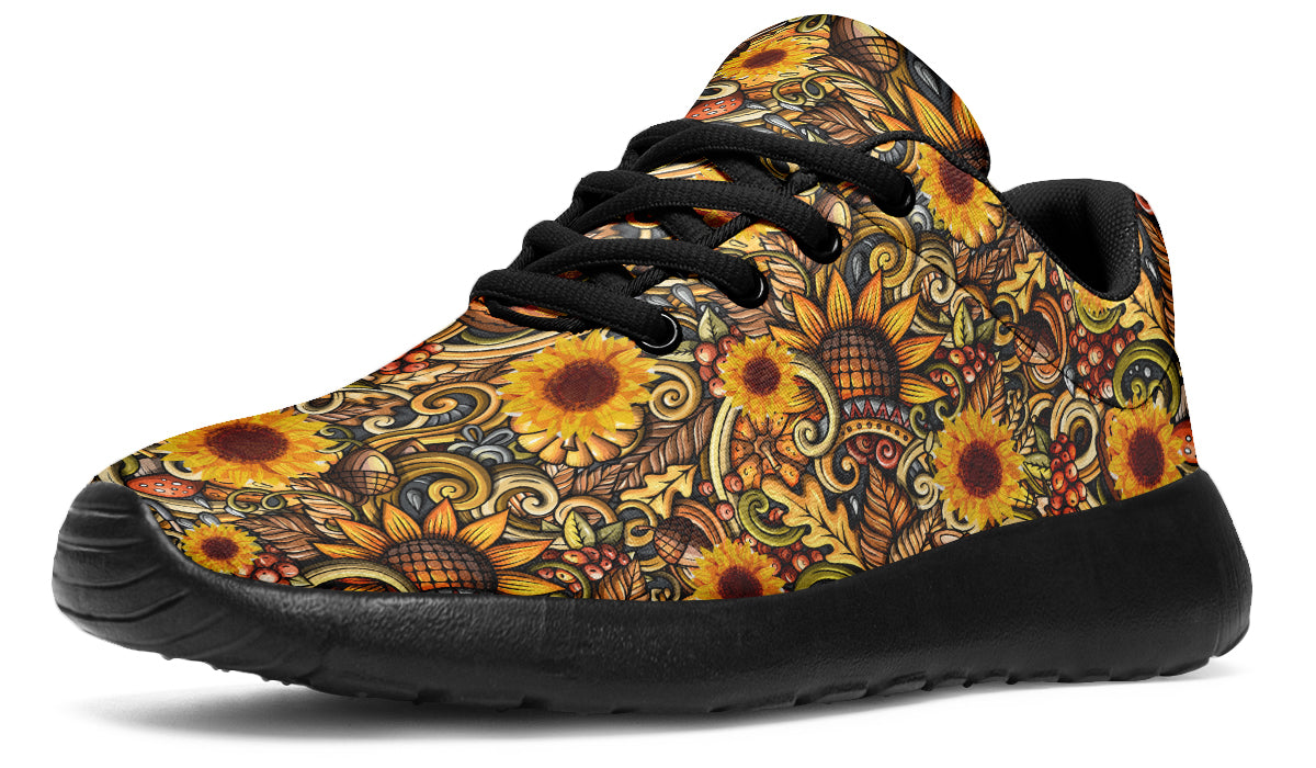 Sunshine Blossom Shoes Yellow Floral Shoes