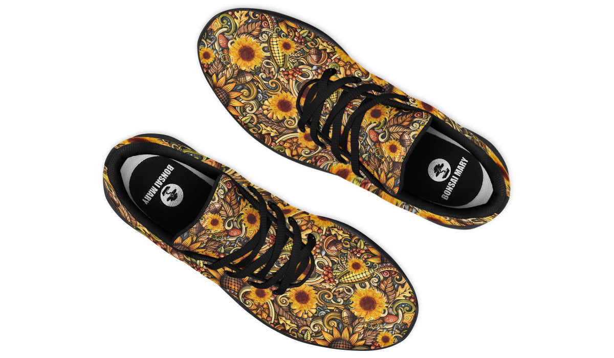 Sunshine Blossom Shoes Yellow Floral Shoes
