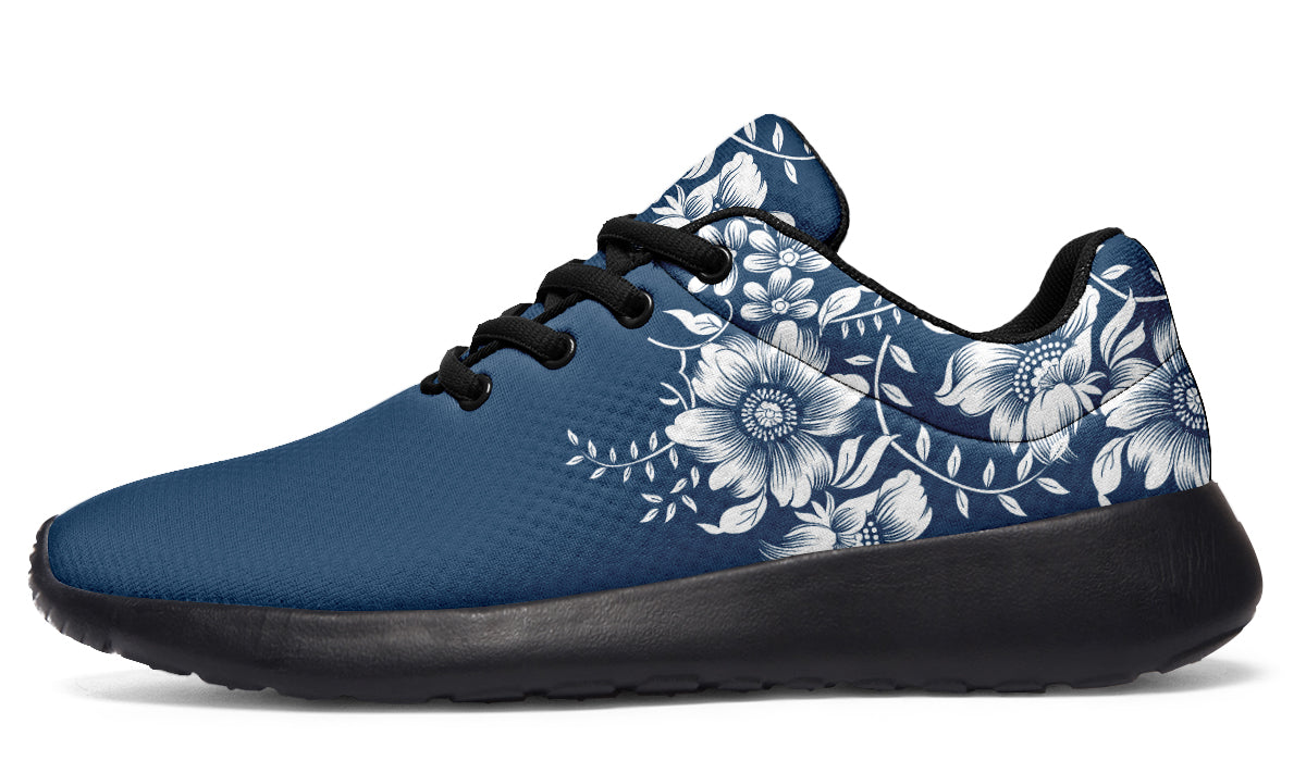 Navy Blossom Shoes Navy Floral Shoes test