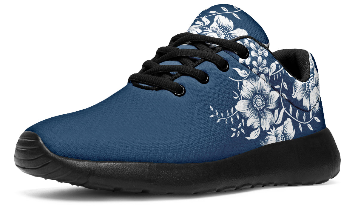 Navy Blossom Shoes Navy Floral Shoes test
