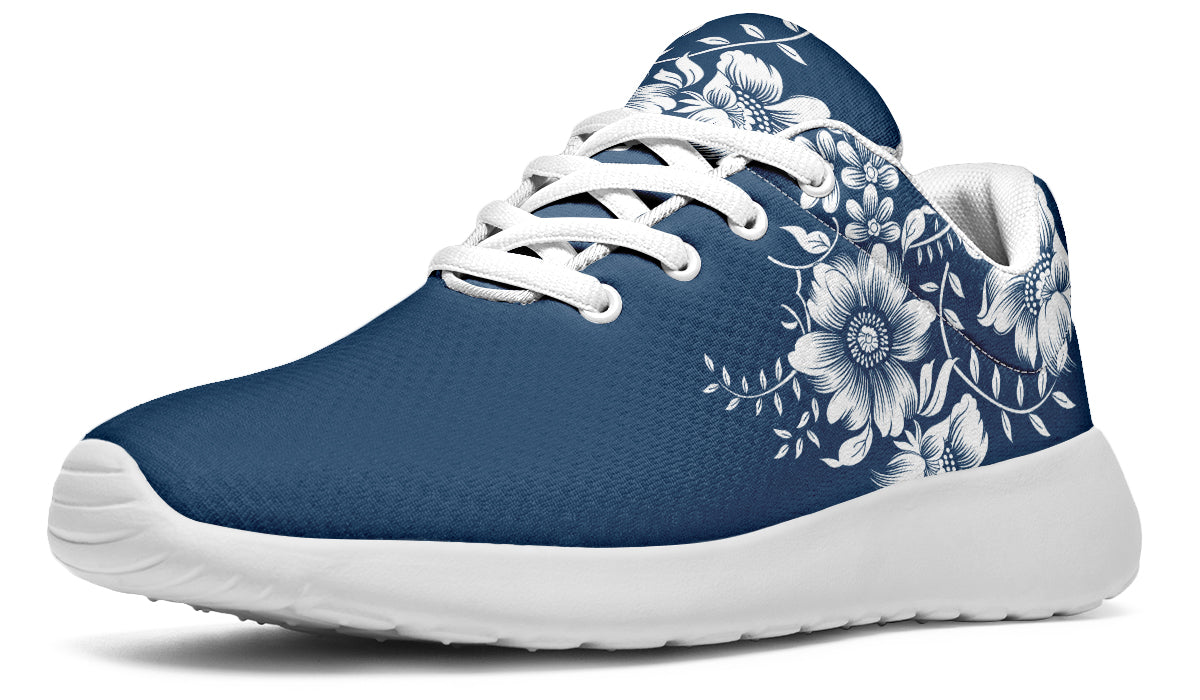 Navy Blossom Shoes Navy Floral Shoes test