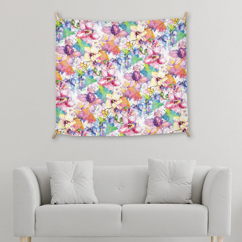 walltapestries Botanical Bouquet Masterpiece Floral Canvas Wall Art
