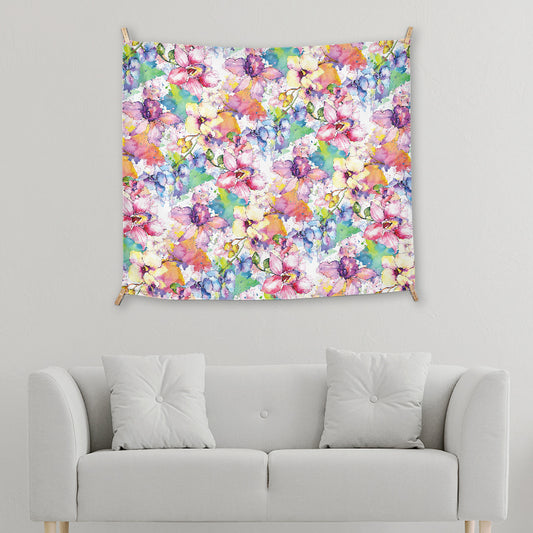 walltapestries Botanical Bouquet Masterpiece Floral Canvas Wall Art