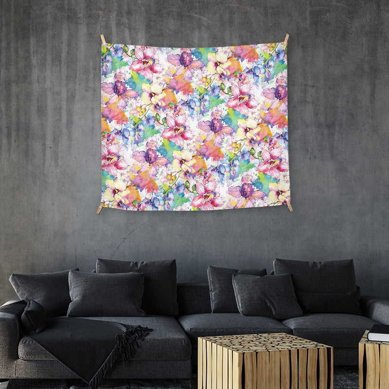 walltapestries Botanical Bouquet Masterpiece Floral Canvas Wall Art