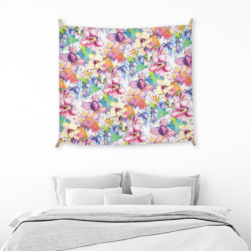 walltapestries Botanical Bouquet Masterpiece Floral Canvas Wall Art