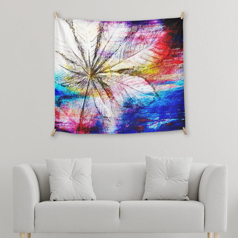 walltapestries Whimsical Abstract Blooms Abstract Floral Wall Art