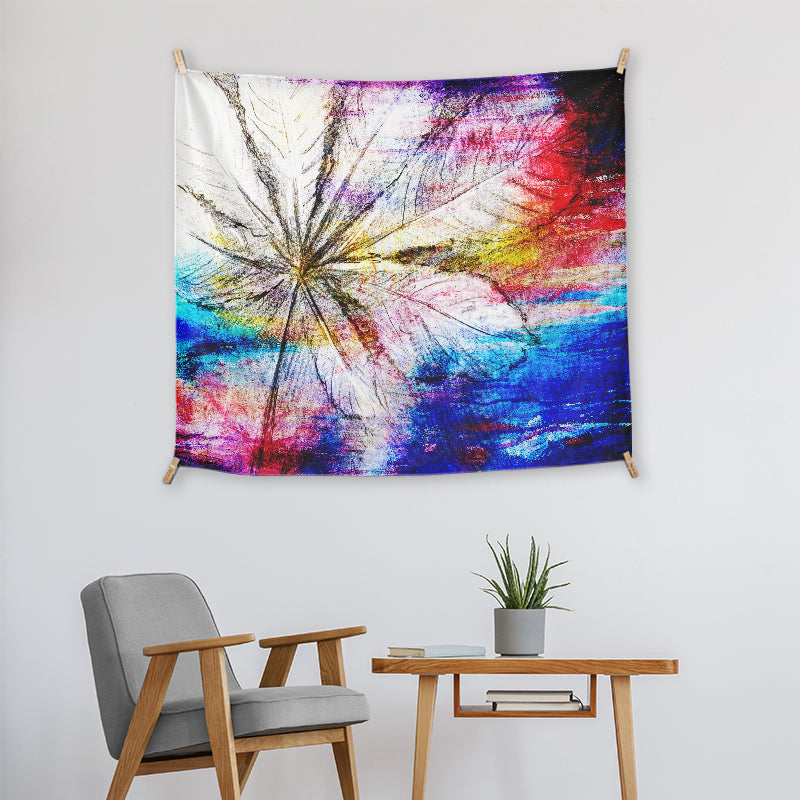 walltapestries Whimsical Abstract Blooms Abstract Floral Wall Art