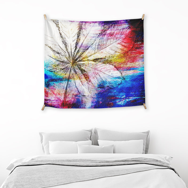 walltapestries Whimsical Abstract Blooms Abstract Floral Wall Art