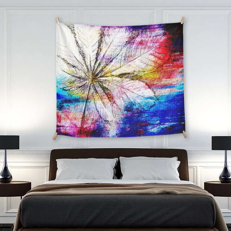 walltapestries Whimsical Abstract Blooms Abstract Floral Wall Art