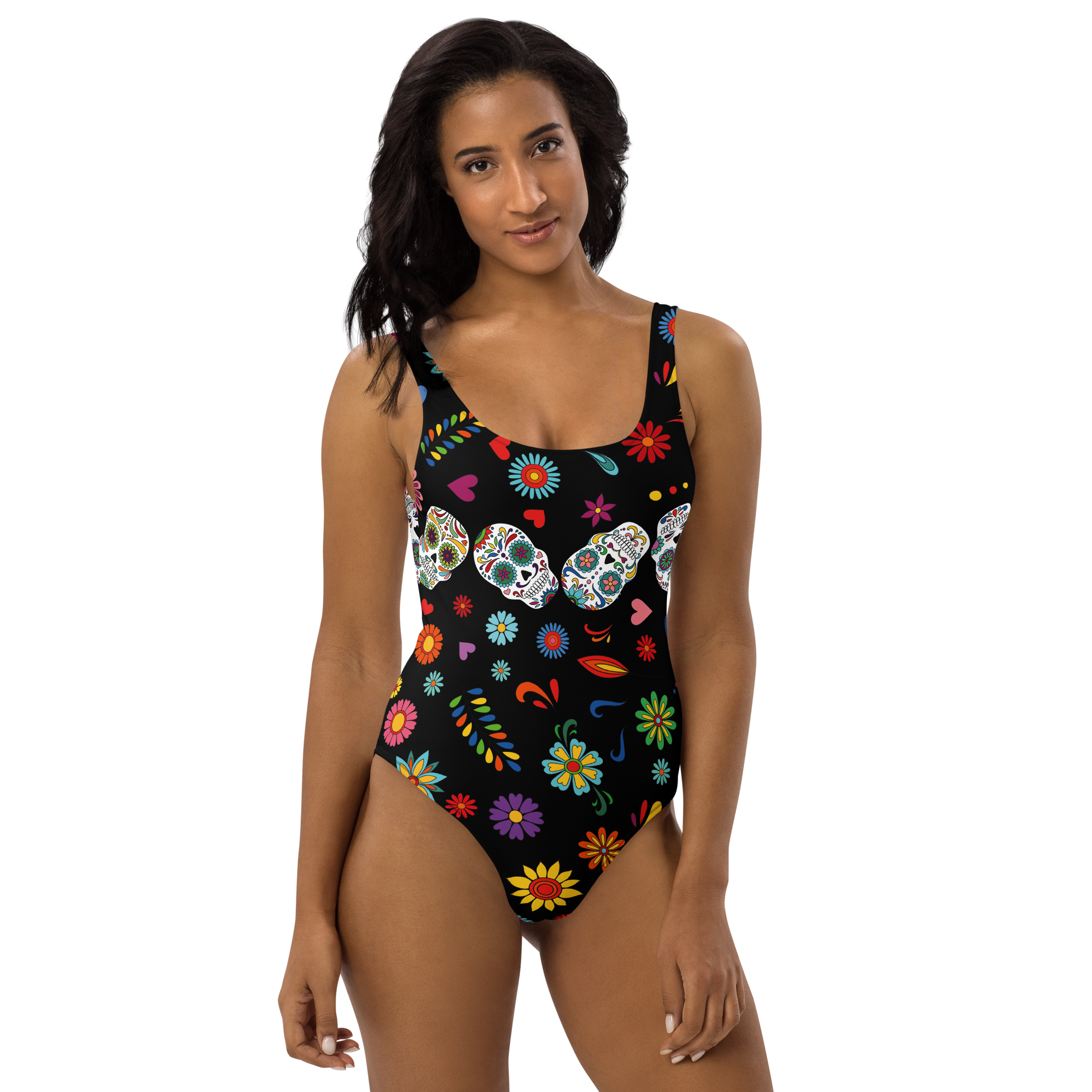 Orale! Summer Calaveras Ladies Swimsuit