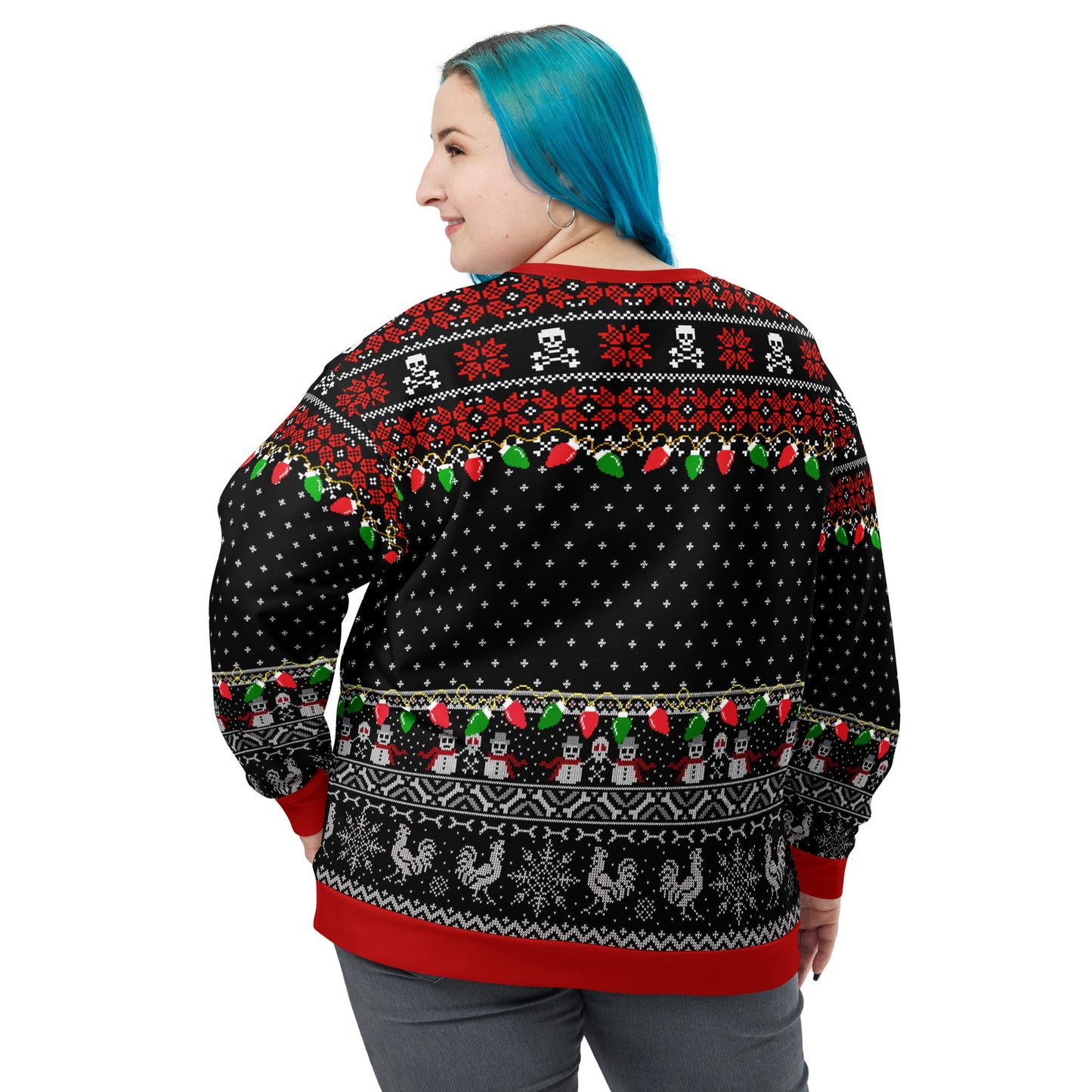 Premium Fleece-lined Santa's Favorite Cabrona Navidad Sweatshirt