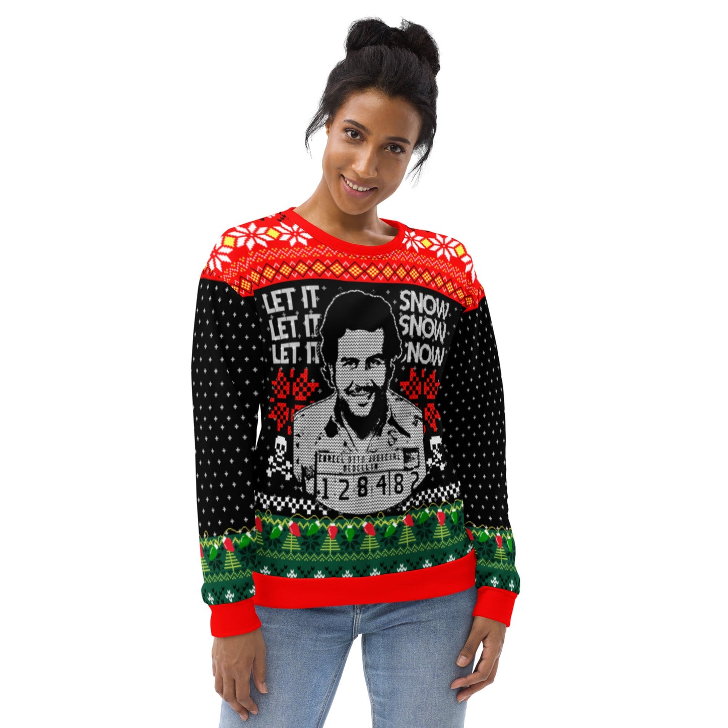 Premium Fleece Let it Snow Navidad Sweatshirt