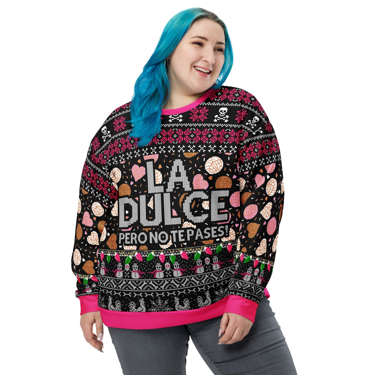 Premium Fleece-lined La Dulce Navidad Sweatshirt