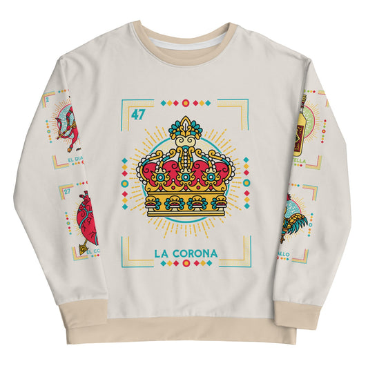 Premium Fleece-lined Loteria Navidad Sweatshirt Pijama Top