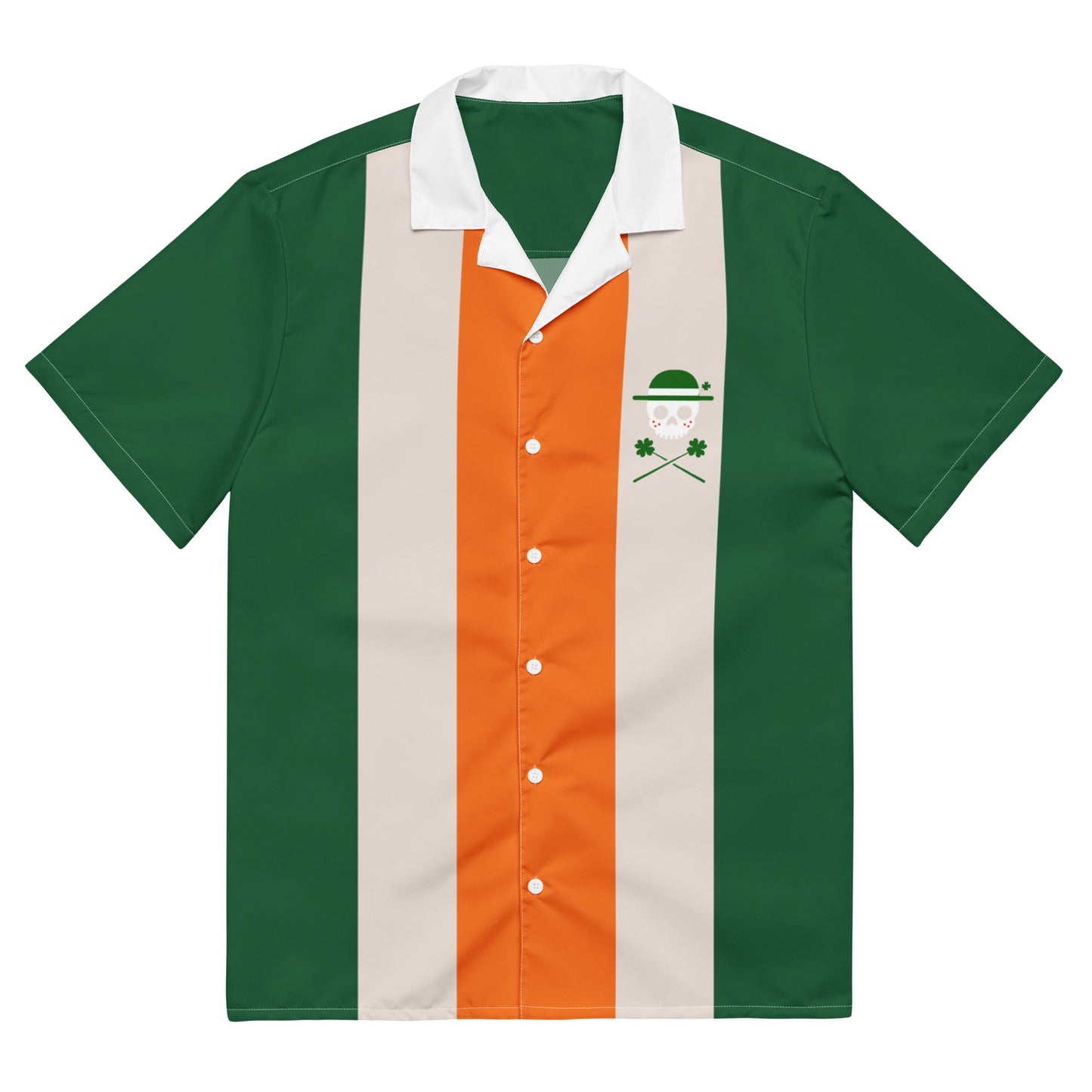 St. Patrick's Irish Flag Unisex button shirt
