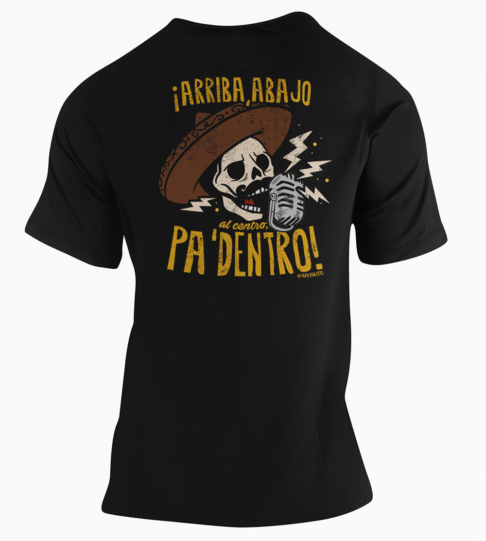 Premium Arriba! Mexicano Old School Crew Neck ( Front & Back )