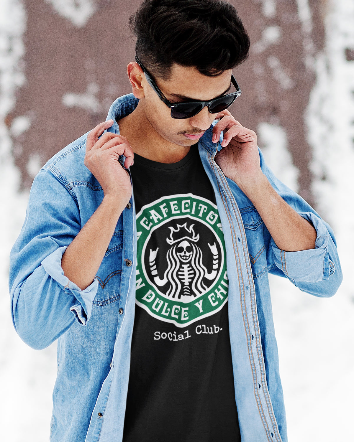 Premium Bella Cafecito Y Chisme Mexicana T-shirt