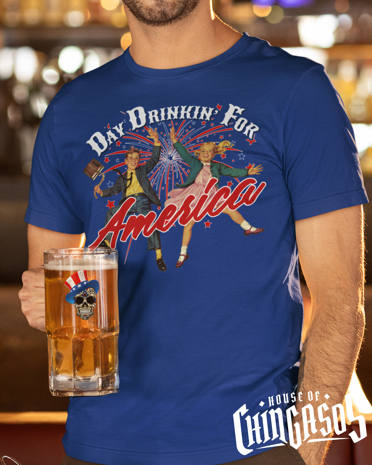 Premium Daydrinking For America 4th Of July T-shirt