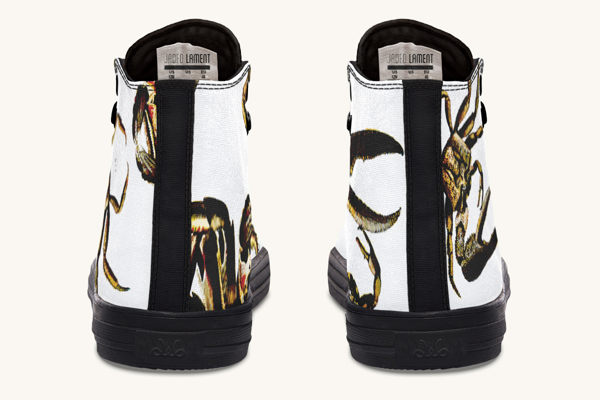 Crawl the Sea of Stars White Hightops - Jaded Lament