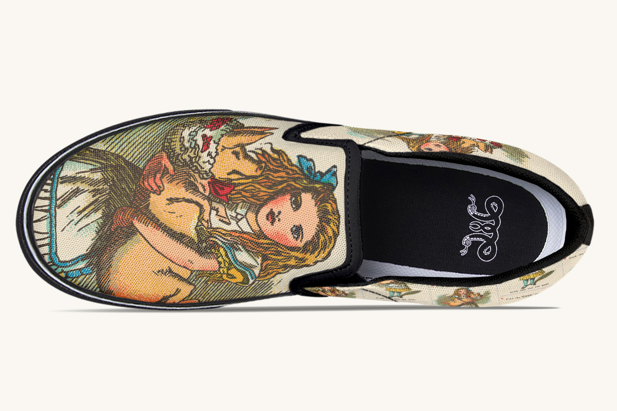 Cradle The Pig Slip On Shoes - Jaded Lament