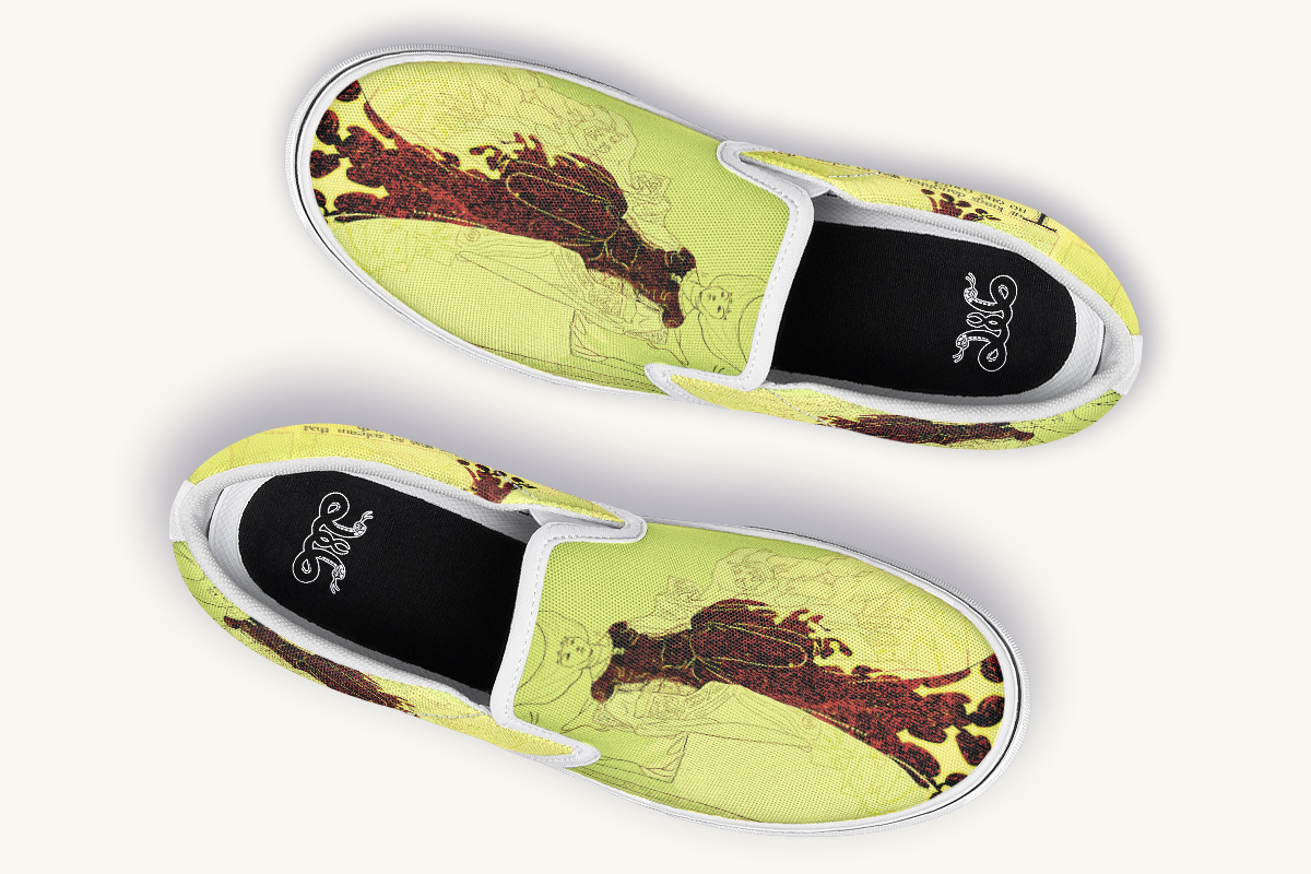 The Solemn Daughter Slip On Shoes - Jaded Lament