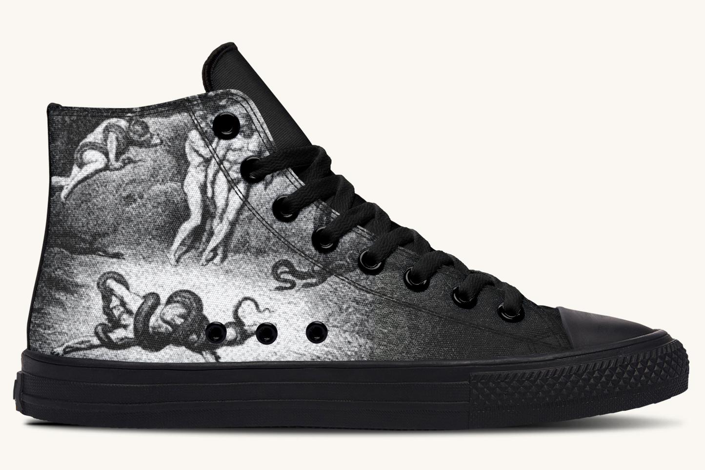 Taken and Twisted Hightops - Jaded Lament