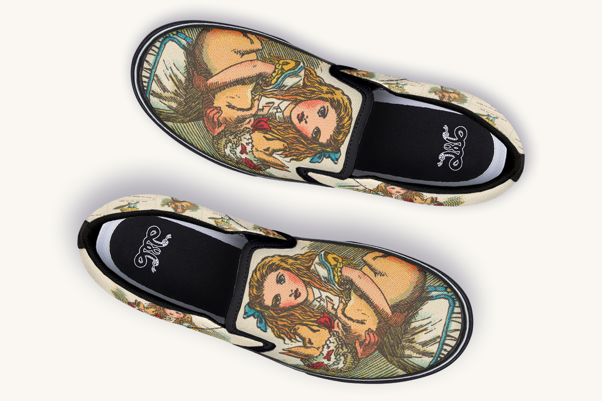 Cradle The Pig Slip On Shoes - Jaded Lament