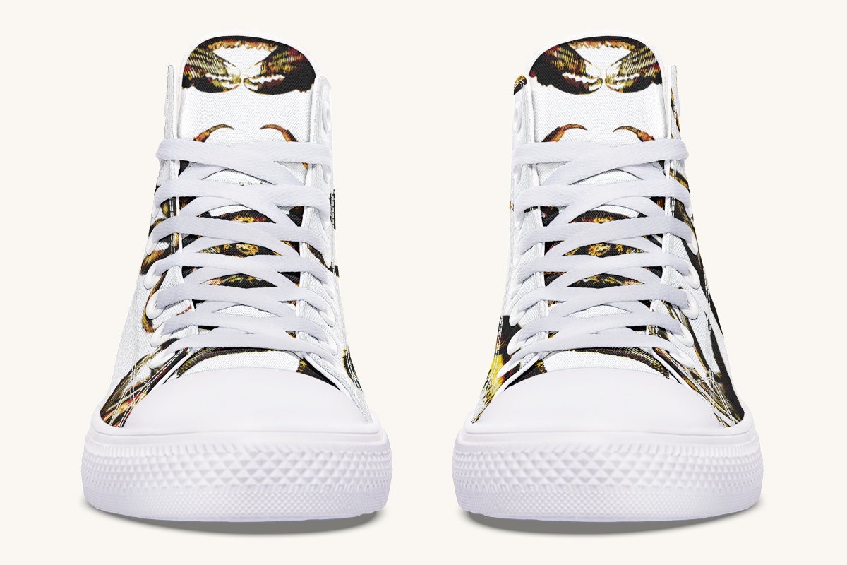 Crawl the Sea of Stars White Hightops - Jaded Lament