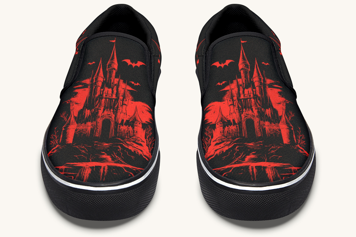 Dracula's Castle Slip On Shoes