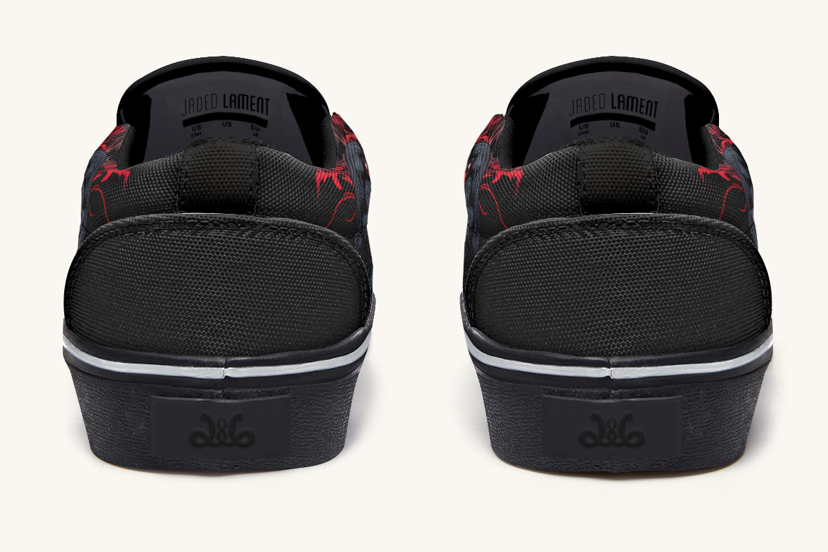 The Raven Slip On Shoes - Jaded Lament