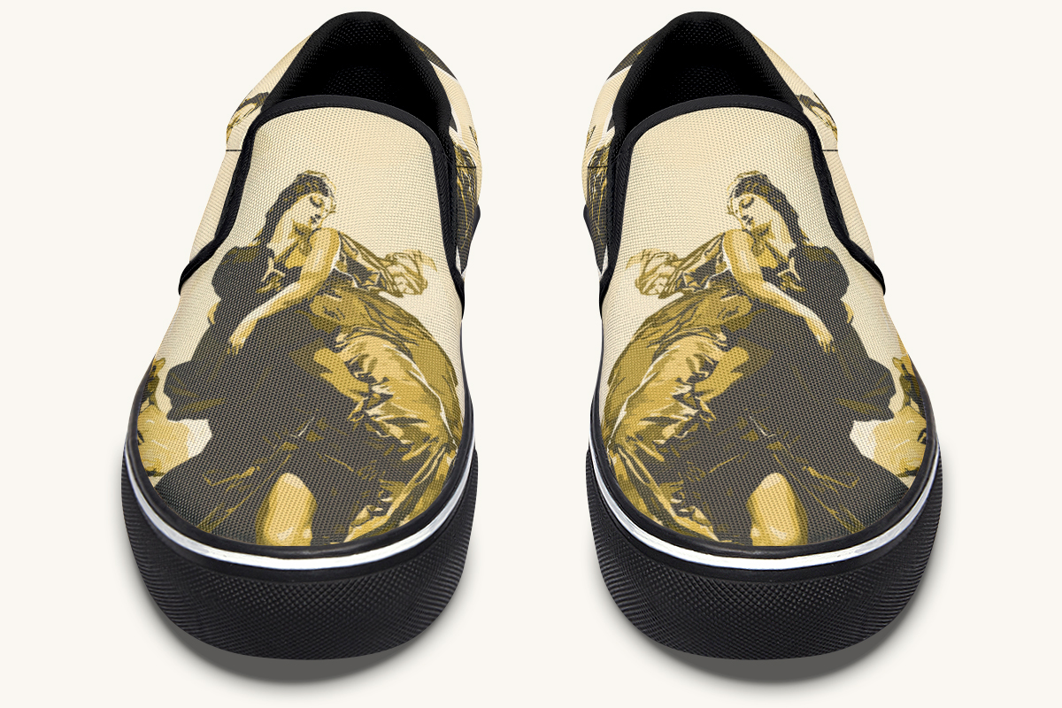 Helen Flameborne Slip On Shoes - Jaded Lament