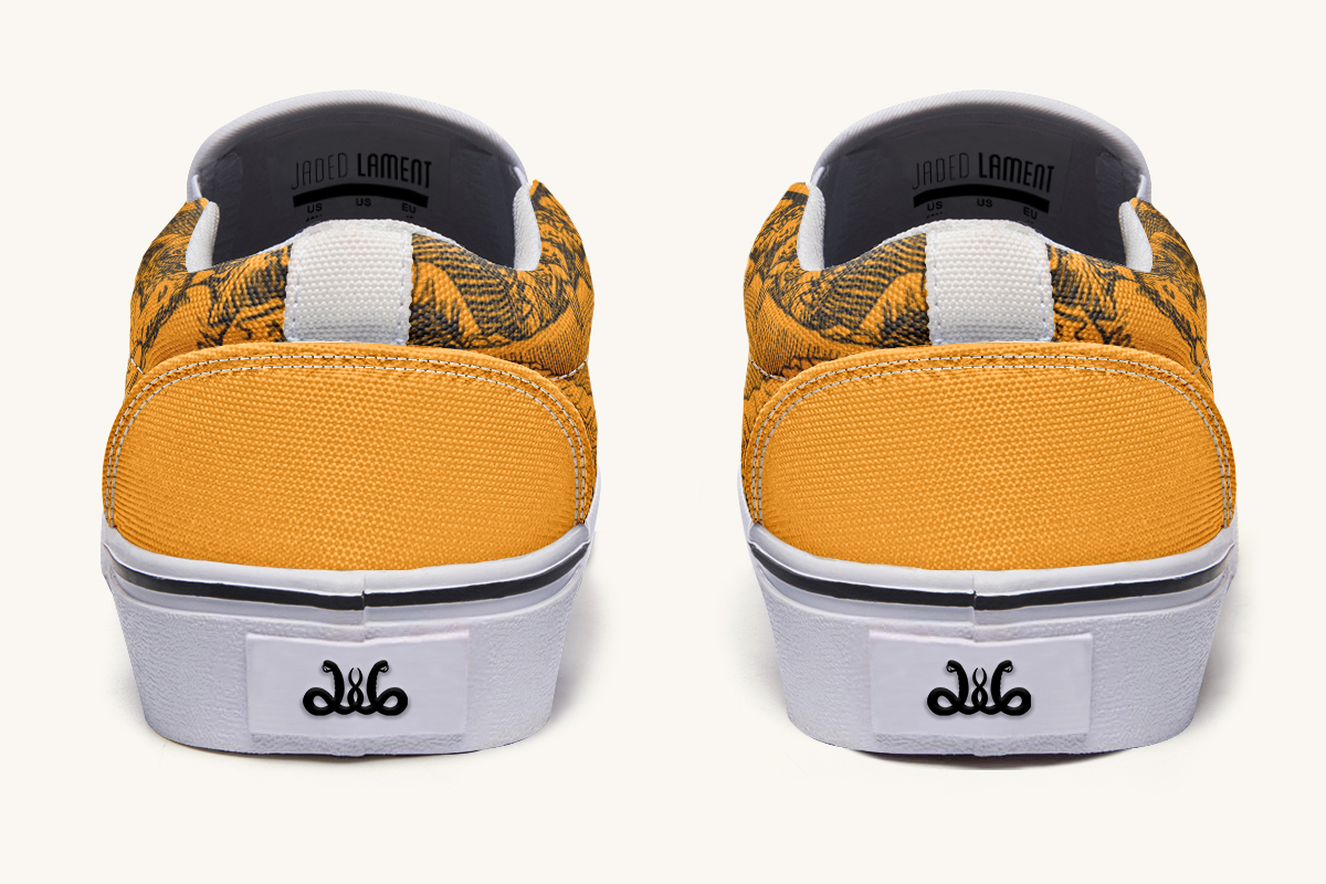 Lament Of The Carved Slip On Shoes - Jaded Lament