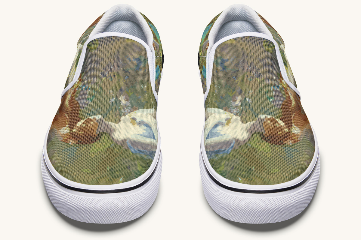 Ophelia In The River Slip On Shoes - Jaded Lament