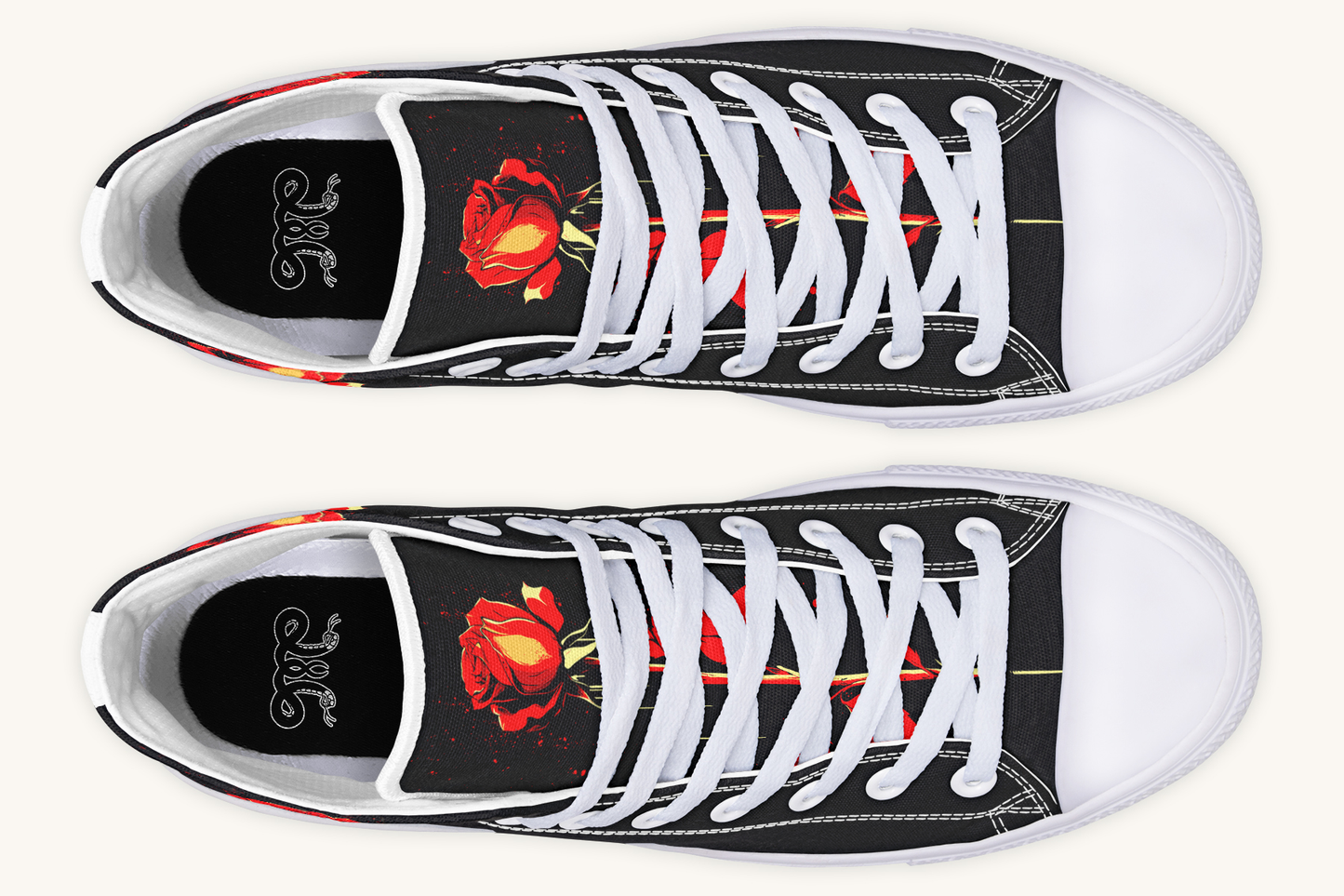 Bleeding Rose Hightops - Jaded Lament
