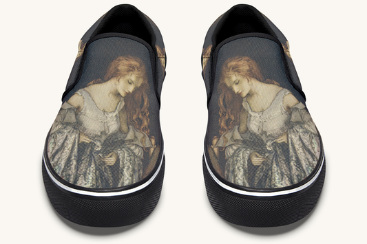 Where The Stars Touched Her Hem Slip On Shoes - Jaded Lament