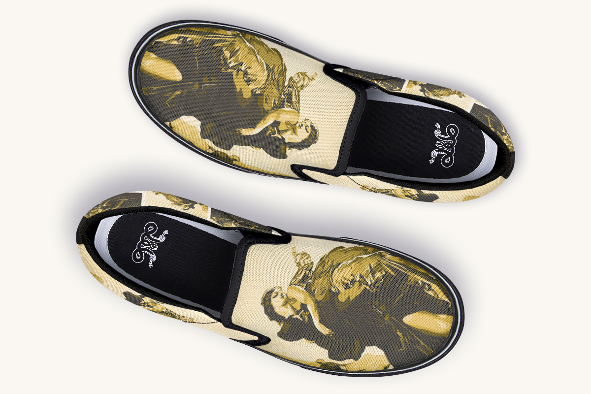 Helen Flameborne Slip On Shoes - Jaded Lament