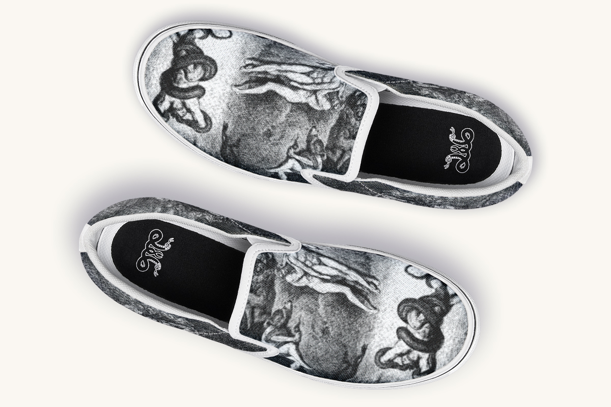 Dantes Inferno Slip On Shoes - Jaded Lament
